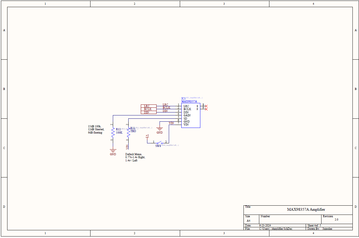 Amplifier Schematic